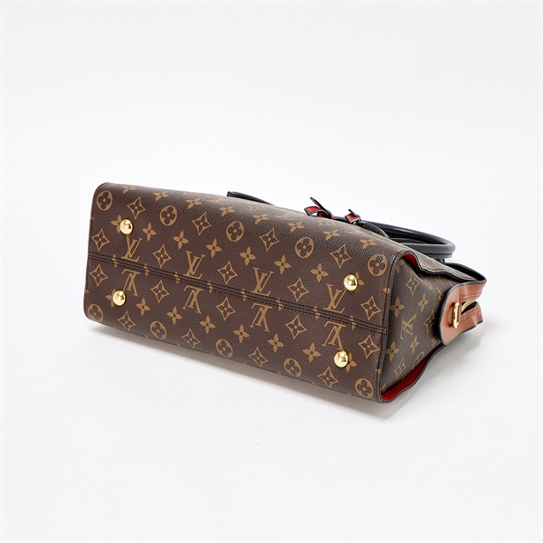 LOUIS VUITTON 2WAYハンドバッグ モノグラム テュイルリー ハンドバッグ M43795 ブラウン ゴールド レザーの画像5