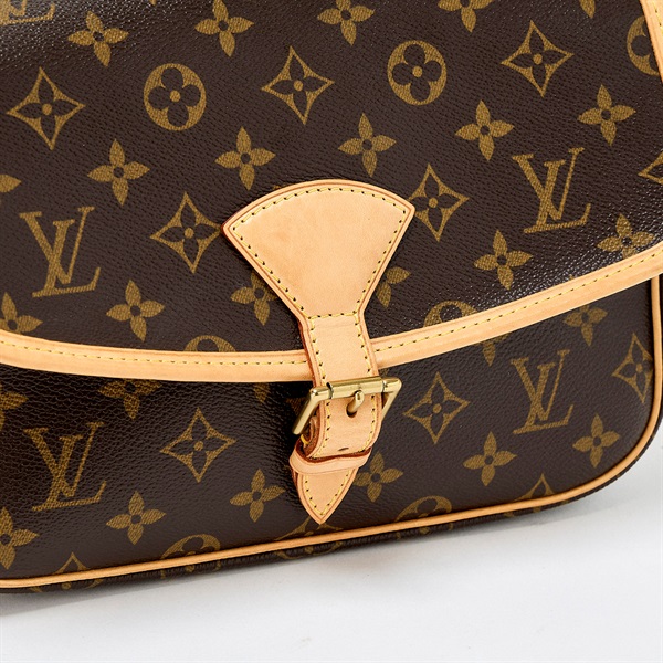 LOUIS VUITTON ソローニュ ショルダーバッグ ブラウン ゴールド PVCの画像3