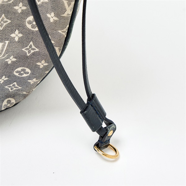 LOUIS VUITTON  モノグラムイディール ネヴァーフル MM ショルダーバッグ グレー ゴールド キャンバスの画像4