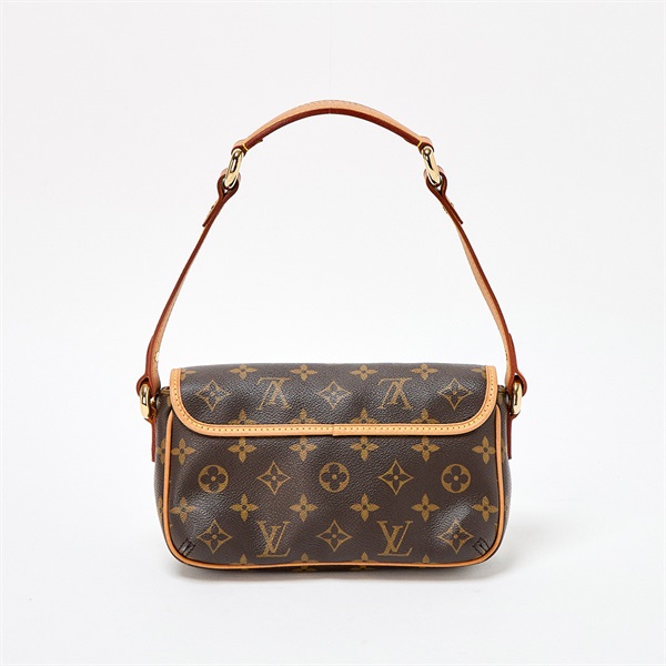 LOUIS VUITTON モノグラム PM ショルダーバッグ M40078 ブラウン ゴールド PVCの画像2