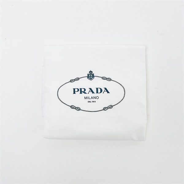 PRADA RE-NYLON バックパック 1BZ074 ブラック ゴールド ナイロンの画像6