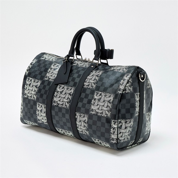 LOUIS VUITTON キーポル バンドリエール 45 ボストンバッグ N41573 ブラック ホワイト ダミエ・グラフィットキャンバスの画像1