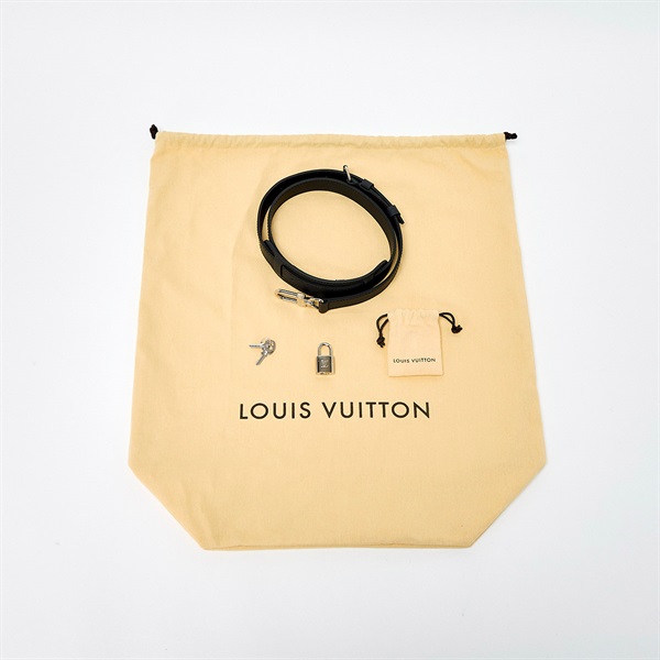 LOUIS VUITTON キーポル バンドリエール 45 ボストンバッグ N41573 ブラック ホワイト ダミエ・グラフィットキャンバスの画像6