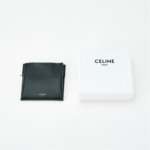 CELINE トリオンフ ピアス シルバー ブラス クリスタルの画像2