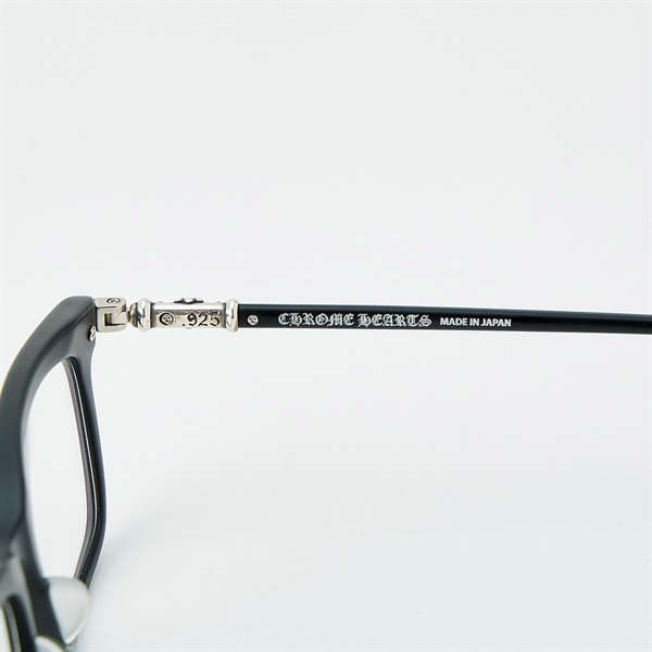 CHROME HEARTS 眼鏡 54□18-148 シルバー ブラック 925の画像4