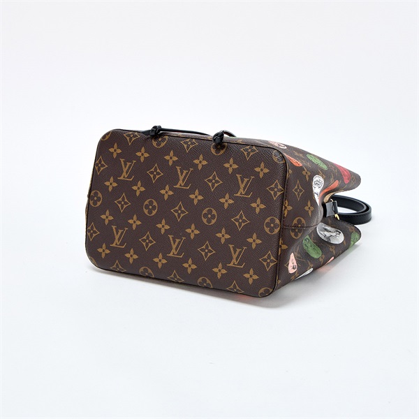 LOUIS VUITTON × フォルナセッティ ネオノエ/MM ショルダーバッグ M45956 マルチカラー ゴールド PVCの画像4