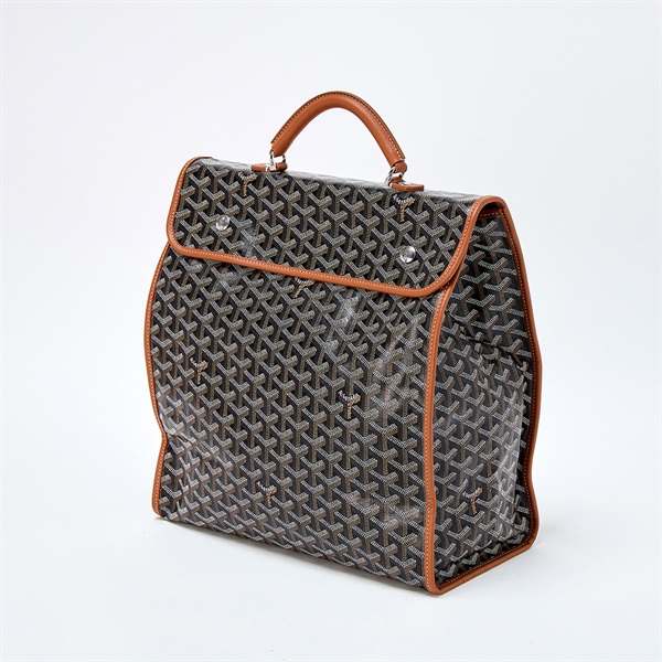 GOYARD サン・レジェ バックパック ブラウン ブラック ホワイト PVCの画像1