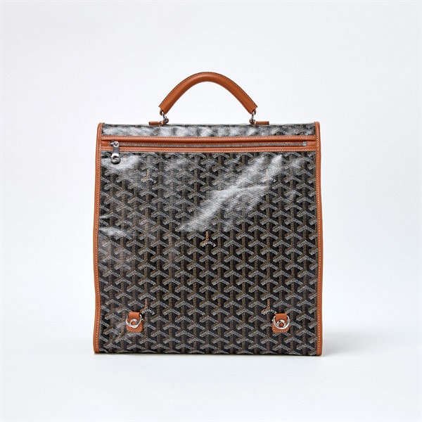 GOYARD サン・レジェ バックパック ブラウン ブラック ホワイト PVCの画像2