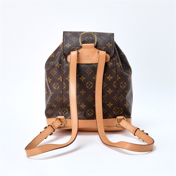 LOUIS VUITTON モノグラム モンスリ バックパック M51136 ブラウン ゴールド PVCの画像2