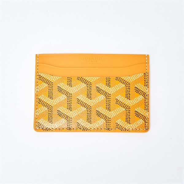 GOYARD  サンシュルピス カードケース イエロー PVC レザーの画像1