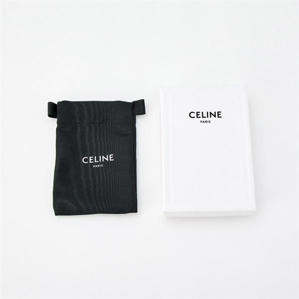 CELINE トリオンフ バッグチャーム タン ゴールド スムースカーフスキンの画像2