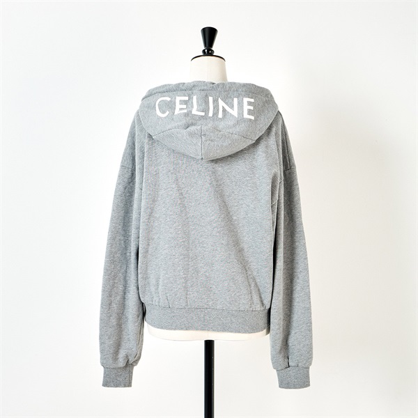 CELINE フーディ S 2Y535052H グレー コットンの画像2