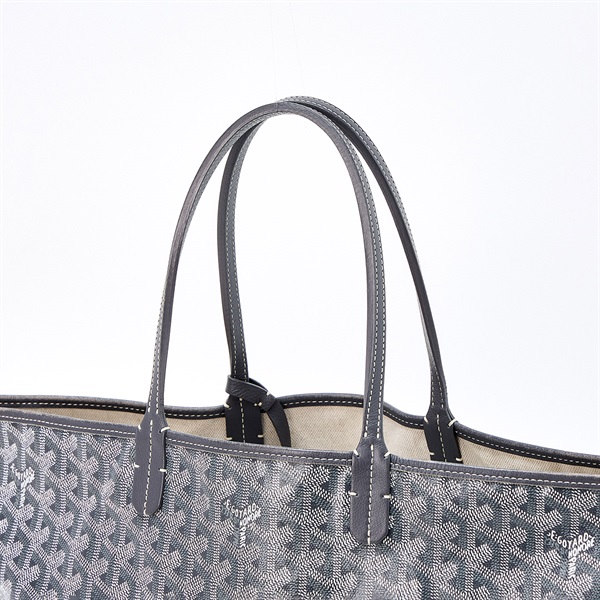 GOYARD サンルイ PM トートバッグ グレー PVCの画像3