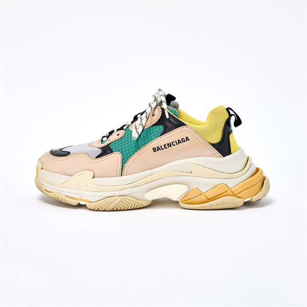 BALENCIAGA スニーカー 41 トリプルS マルチカラー メッシュ レザーの画像3