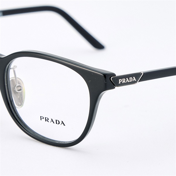 PRADA ロゴ サングラス 51□20-140 VPR 12ZVD 1AB101 ブラック プラスチックの画像2