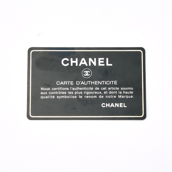 CHANEL カンボン 9番台 ハンドバッグ ベージュ ブラック レザーの画像7