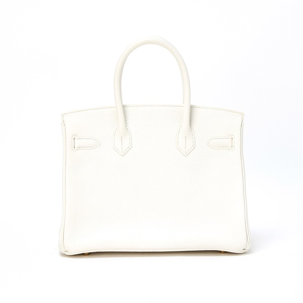 HERMES バーキン 30 2012年 □P ハンドバッグ クレ ゴールド トリヨンクレマンスの画像2