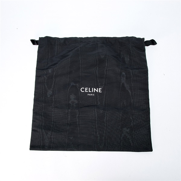 CELINE ラゲージ マイクロショッパー ハンドバッグ グレージュ シルバー レザーの画像7