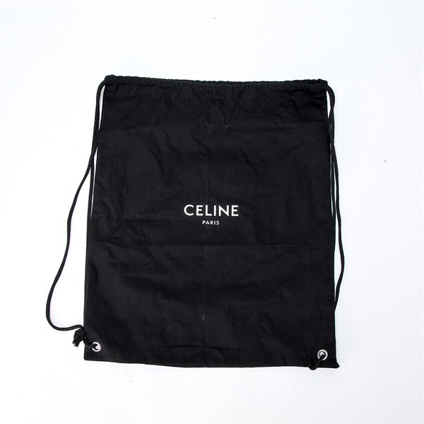 CELINE ミディアム ブザス  トリオンフ ショルダーバッグ ブラック シルバー カーフスキンの画像7