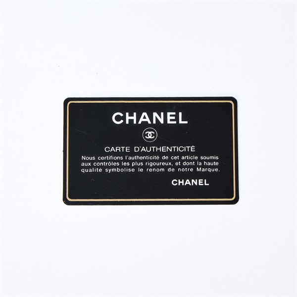 CHANEL カンボン 2003年 ショルダーバッグ ホワイト ブラック シルバー ラムレザーの画像8