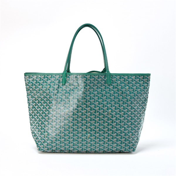 GOYARD サンルイ GM トートバッグ グリーン PVCの画像2