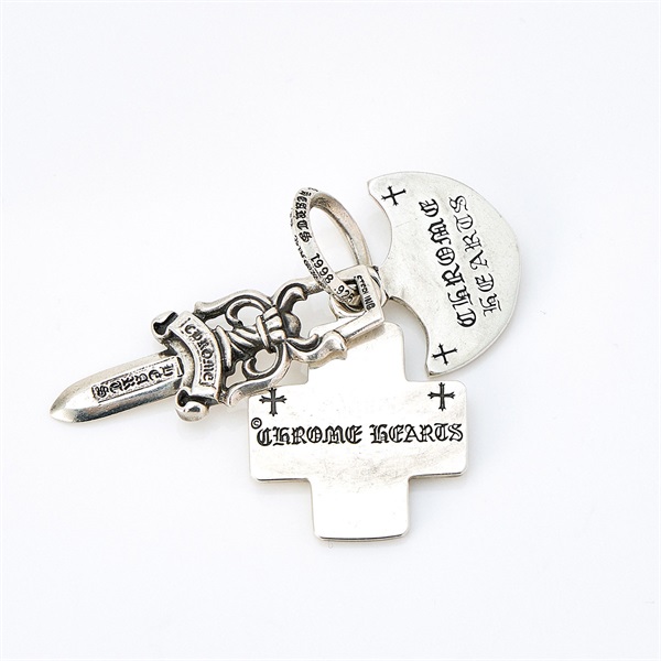 CHROME HEARTS スリートリンケッツ ペンダントトップ シルバー 925の画像2