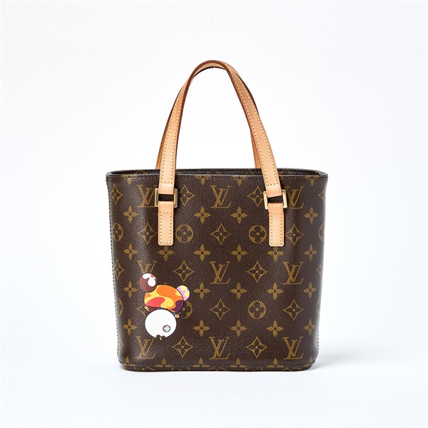 LOUIS VUITTON 村上隆 パンダ ヴァヴァンPM モノグラム ハンドバッグ M51173 ブラウン ゴールド PVCの画像2