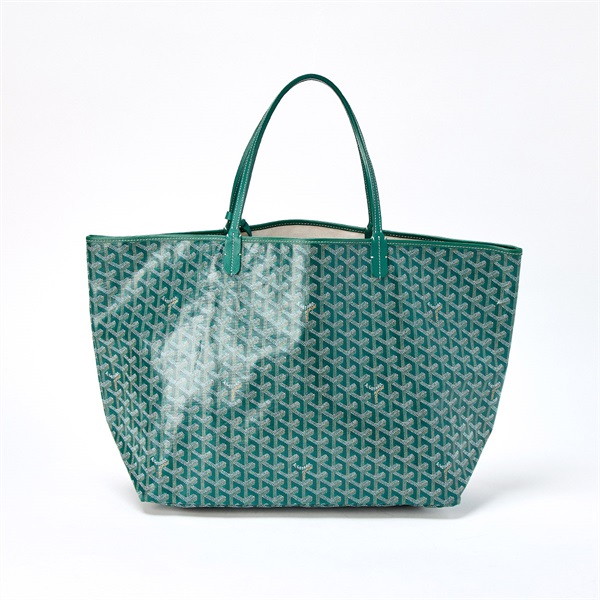 GOYARD サンルイ GM トートバッグ グリーン PVCの画像2