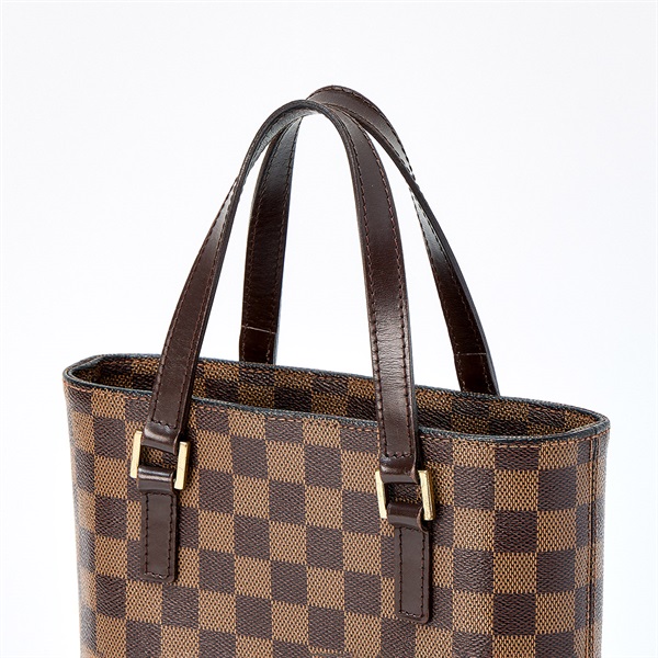 LOUIS VUITTON ダミエ ヴァヴァンPM ハンドバッグ N51175 ブラウン ゴールド PVCの画像3