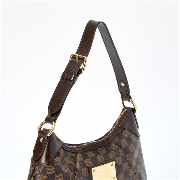 LOUIS VUITTON テムズ ダミエ ショルダーバッグ N48180 ブラウン PVCの画像3