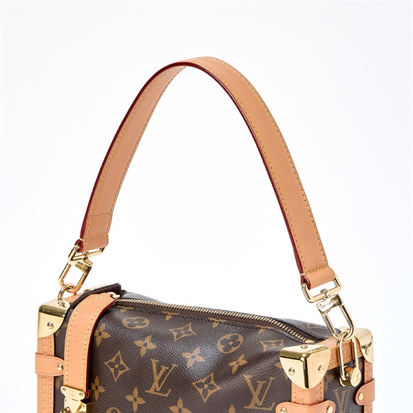 LOUIS VUITTON サイドトランク MM ショルダーバッグ M46815 ブラウン ゴールド PVCの画像3