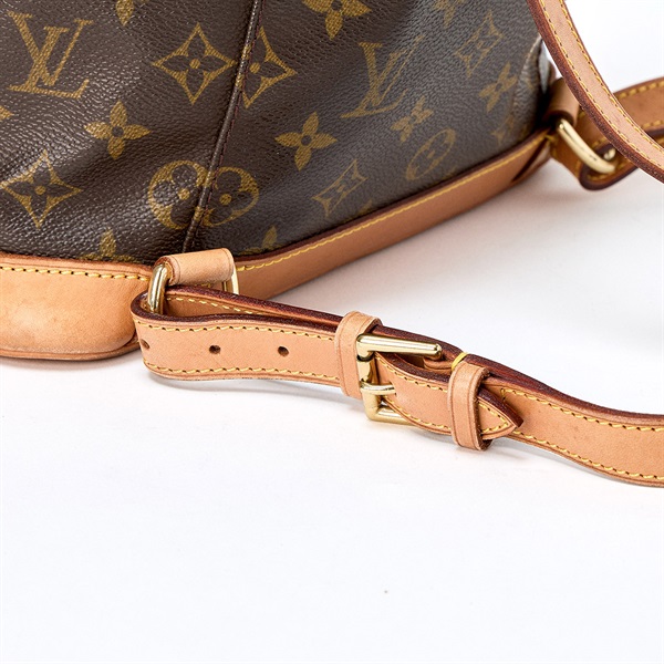 LOUIS VUITTON モンスリ モノグラム MM バックパック M51136 ブラウン ゴールド PVCの画像3