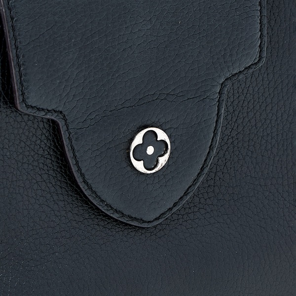 LOUIS VUITTON カプシーヌBB ハンドバッグ N92040 ブラック ブラウン シルバー レザーの画像4