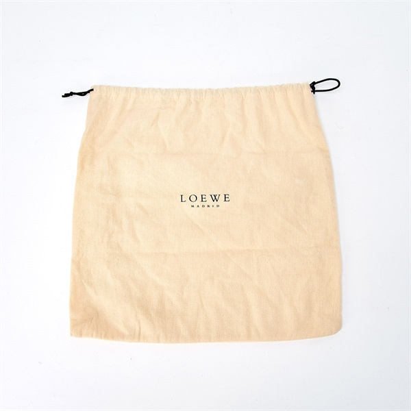 LOEWE アナグラム ショルダーバッグ ブラウン ゴールド スエードの画像7