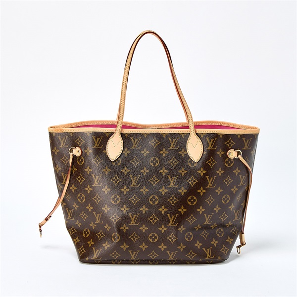 LOUIS VUITTON ネヴァーフル MM モノグラム トートバッグ M95561 ブラウン マルチカラー ゴールド PVCの画像2