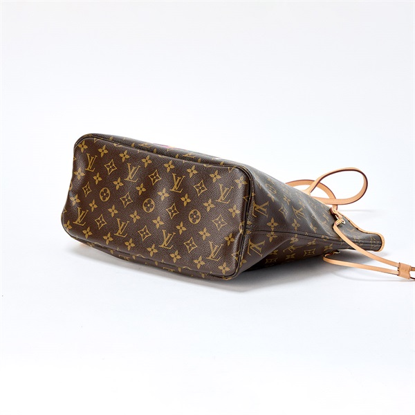 LOUIS VUITTON ネヴァーフル MM モノグラム トートバッグ M95561 ブラウン マルチカラー ゴールド PVCの画像5