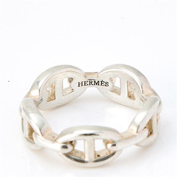 HERMES シェーヌダンクル アンシェネ リング PM/57 シルバー 925の画像1