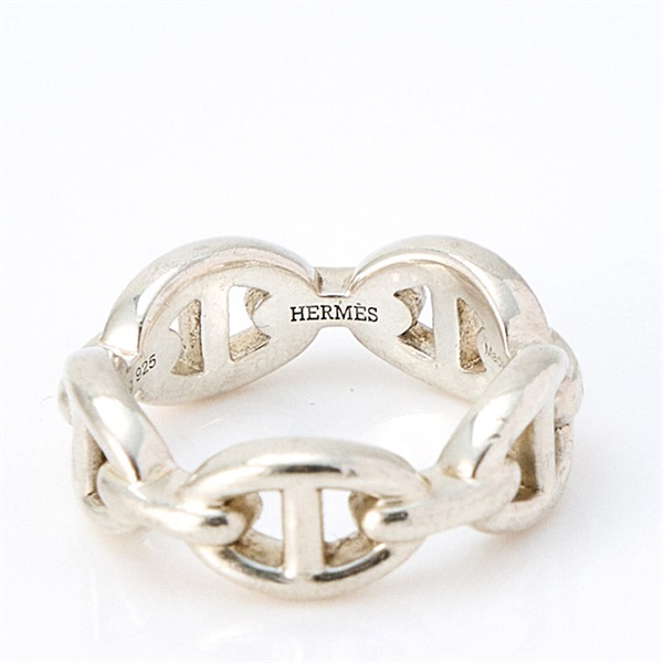 HERMES シェーヌダンクル アンシェネ リング PM/50 シルバー 925の画像1