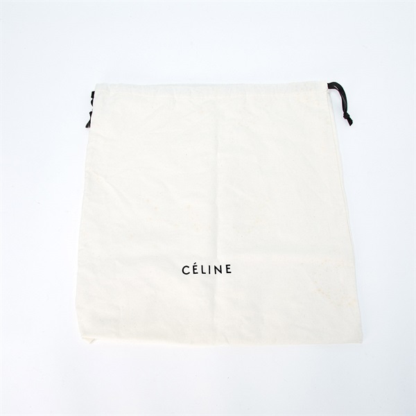 CELINE ベルトバッグ マイクロ ハンドバッグ グレー ゴールド グレインドカーフの画像8
