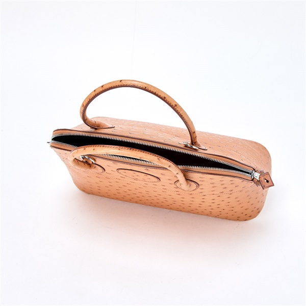 HERMES ボリード 31 2004年 □H ハンドバッグ チェスナッツ シルバー オーストリッチの画像6