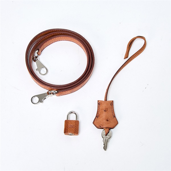 HERMES ボリード 31 2004年 □H ハンドバッグ チェスナッツ シルバー オーストリッチの画像7