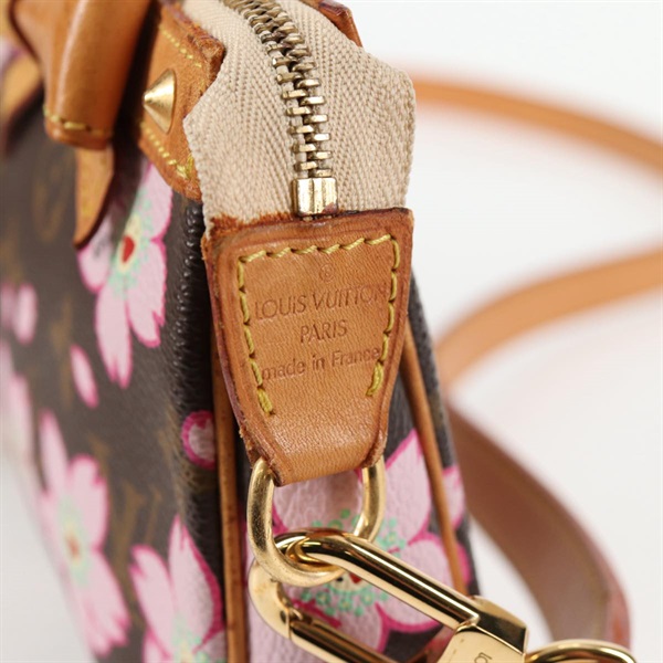 LOUIS VUITTON モノグラムチェリーブロッサム ポシェットアクセソワール ハンドバッグ M92006の画像9
