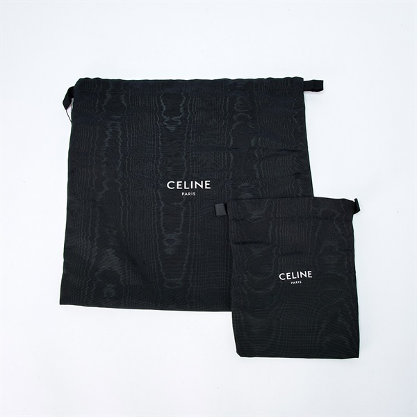 CELINE クラシックボックス ミディアム ショルダーバッグ グレー ゴールド カーフの画像7