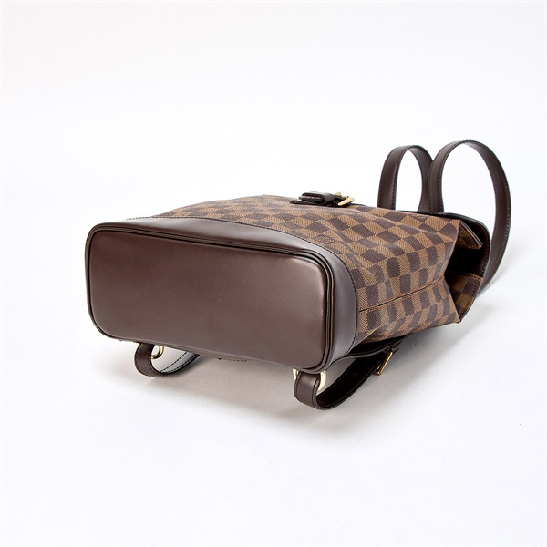 LOUIS VUITTON ダミエ ソーホー バックパック N51132 ブラウン ゴールド PVCの画像4