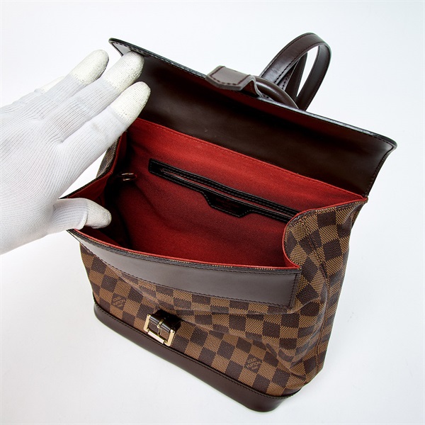 LOUIS VUITTON ダミエ ソーホー バックパック N51132 ブラウン ゴールド PVCの画像5
