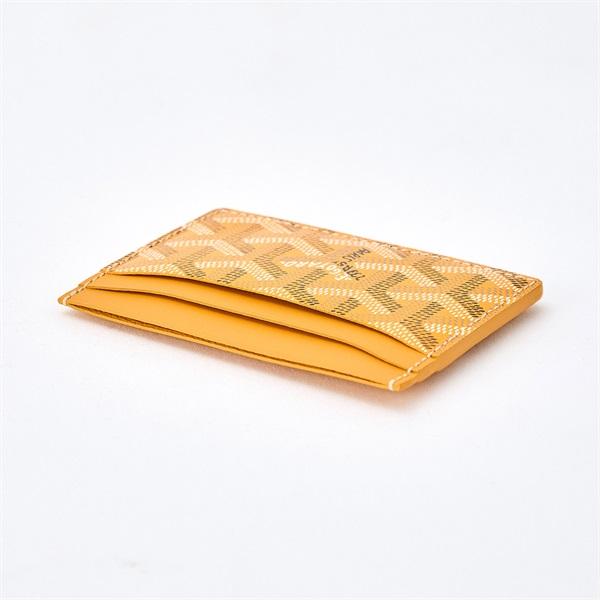 GOYARD サン・シュルピス カードケース イエロー PVC レザーの画像2