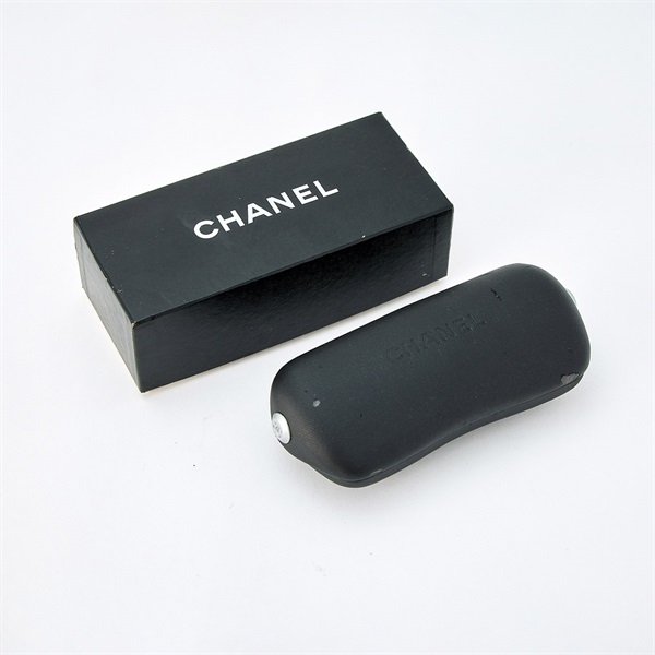 CHANEL ココマーク サングラス 63□17 120 ブラック メタルの画像4