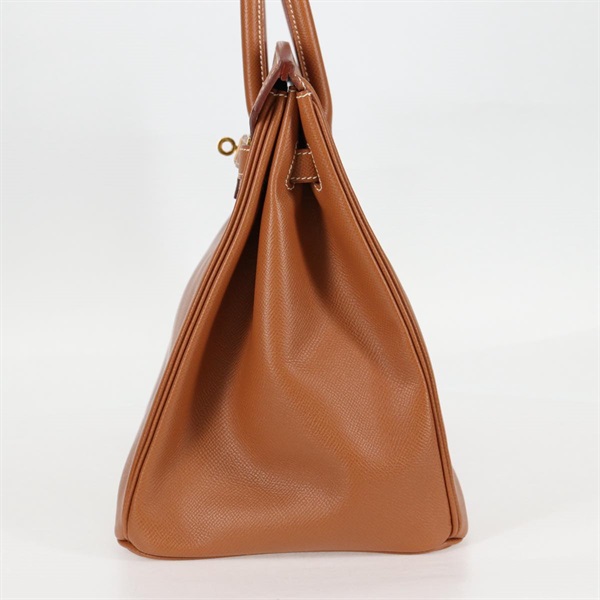 HERMES バーキン 35 1997年 □A ハンドバッグ ゴールド ゴールド クシュベルの画像3