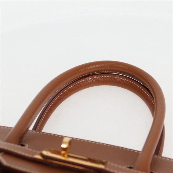 HERMES バーキン 35 1997年 □A ハンドバッグ ゴールド ゴールド クシュベルの画像7