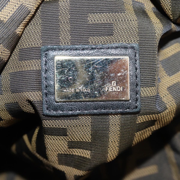 LOEWE スパイバッグ ハンドバッグ ブラック ゴールド レザーの画像16